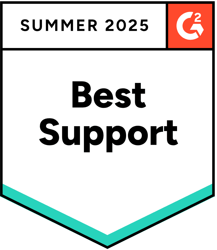 G2 Best Support Award - Quality of Support G2 Best Support Award - Verito Cloud Hosting Quality of Support Recognition
