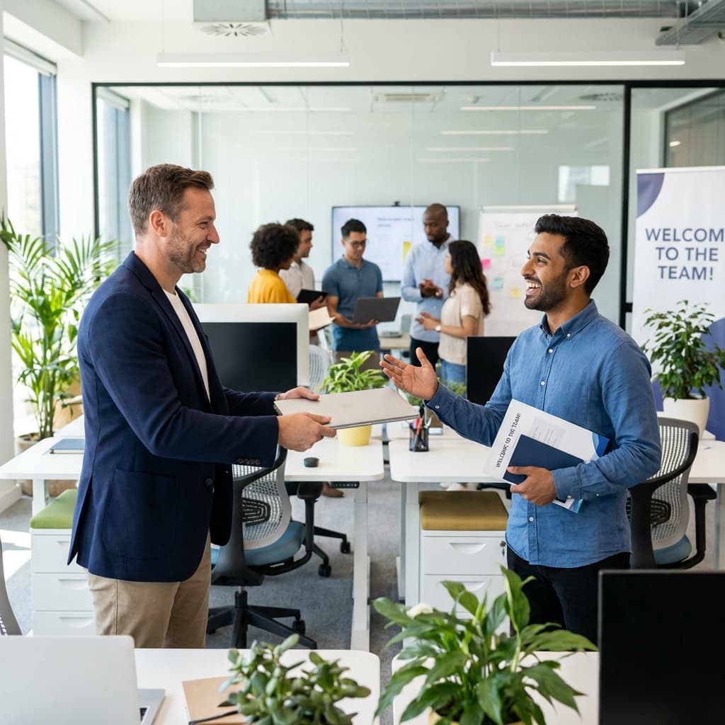 Growing team collaborating on tax software