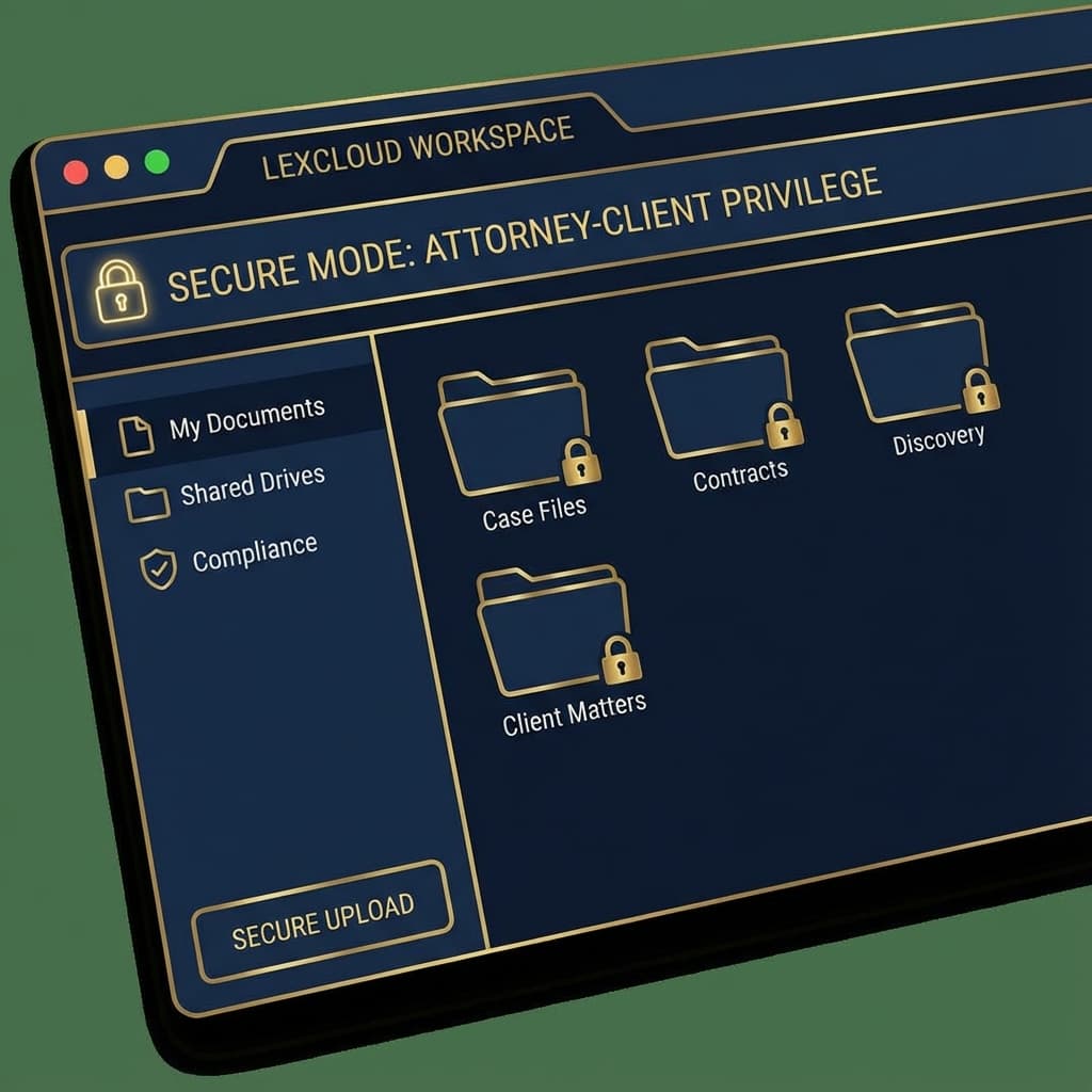 Secure Legal Cloud Workspace