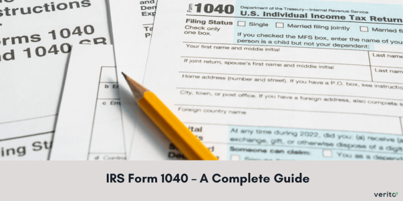 IRS Form 1040 - Verito Technologies