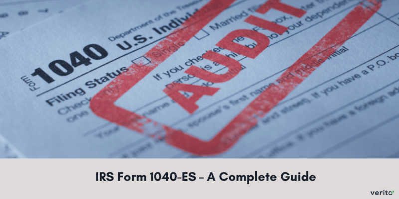 IRS Form 1040-ES - Verito Technologies