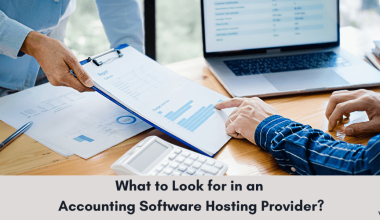 Accounting software hosting provider