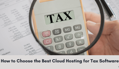 Cloud hosting for tax software
