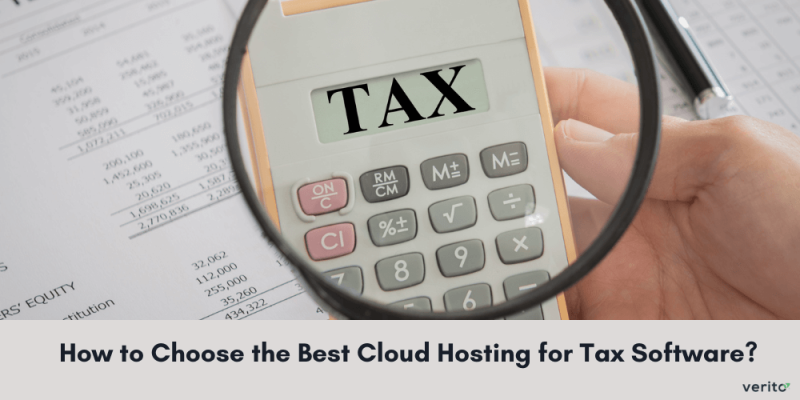 Cloud hosting for tax software