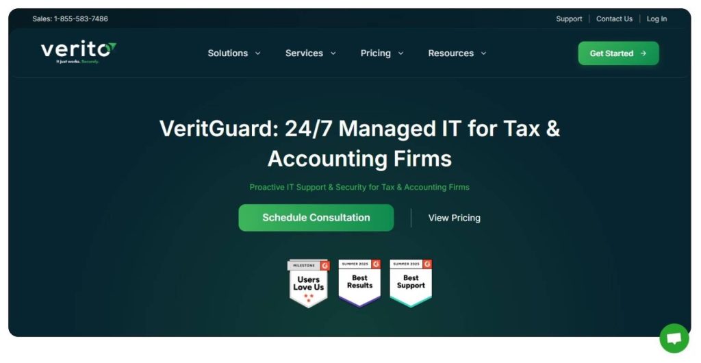 VeritGuard - Verito Earns Top-Marks from Research.com in Review of Cloud Hosting for Accounting Firms