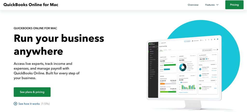 QuickBooks Online for Mac