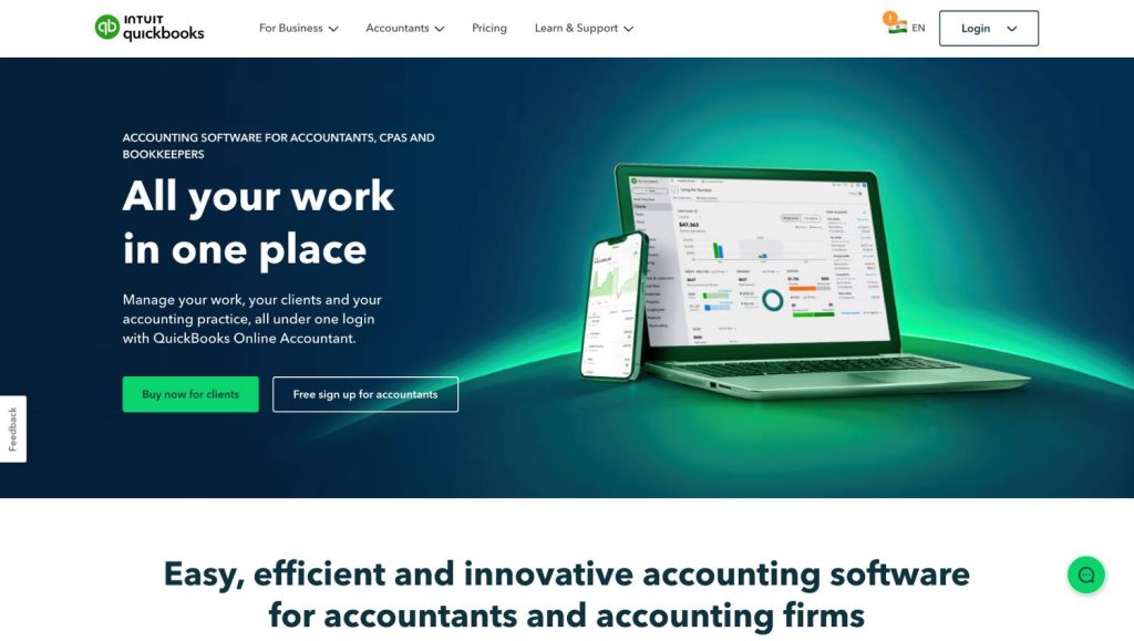 2. QuickBooks Online Accountant (QBOA)