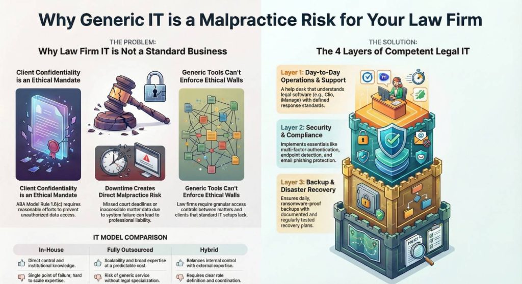 Choosing IT Support That Matches Legal Reality