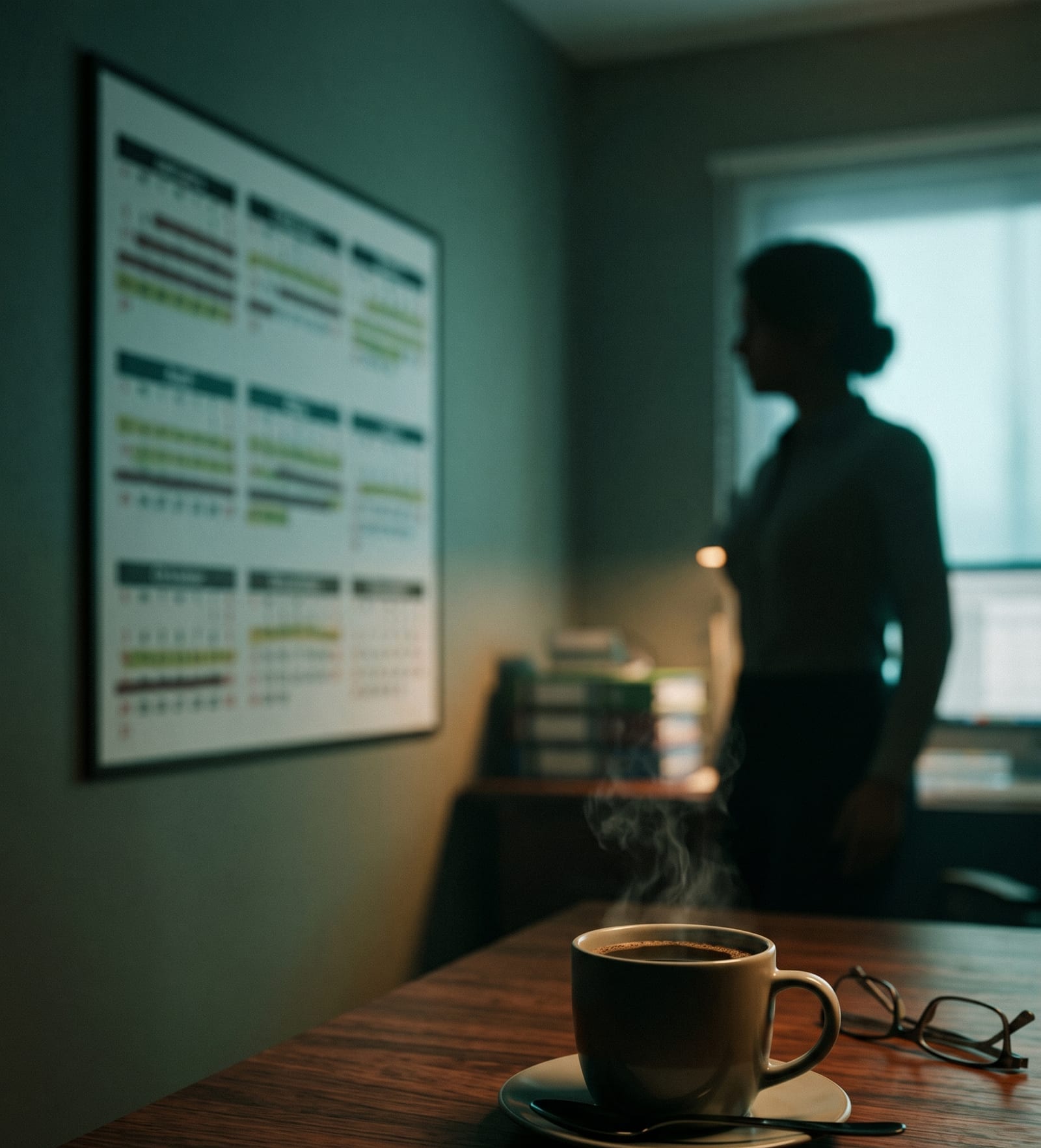 Office calendar with three months blocked off as a CPA firm prepares to move to co-managed IT