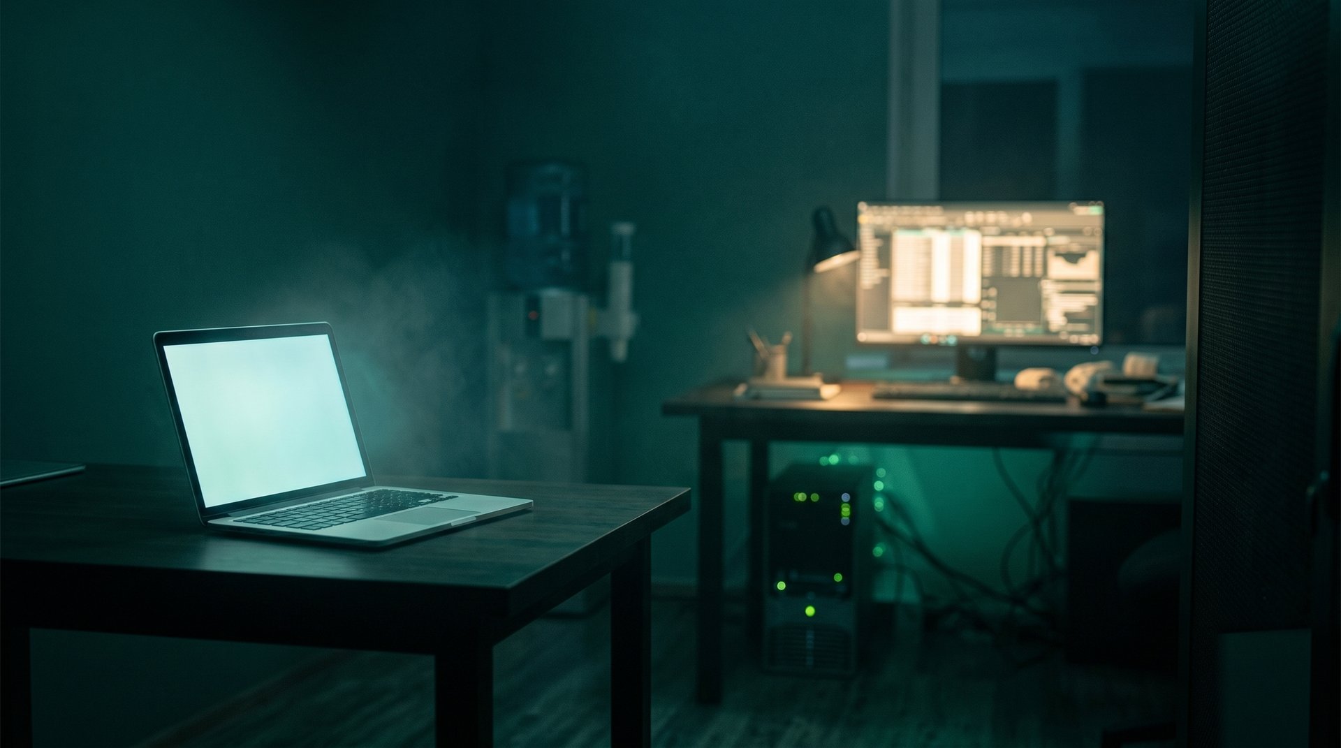 CPA firm running QuickBooks Online and Desktop in parallel cinematic visual | Verito