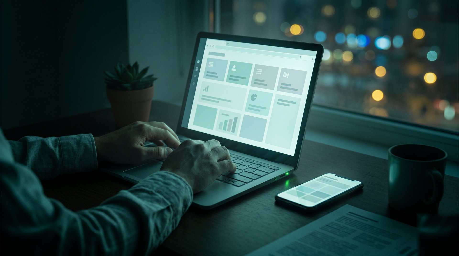 QuickBooks Online cloud accountant mobile workflow cinematic visual | Verito