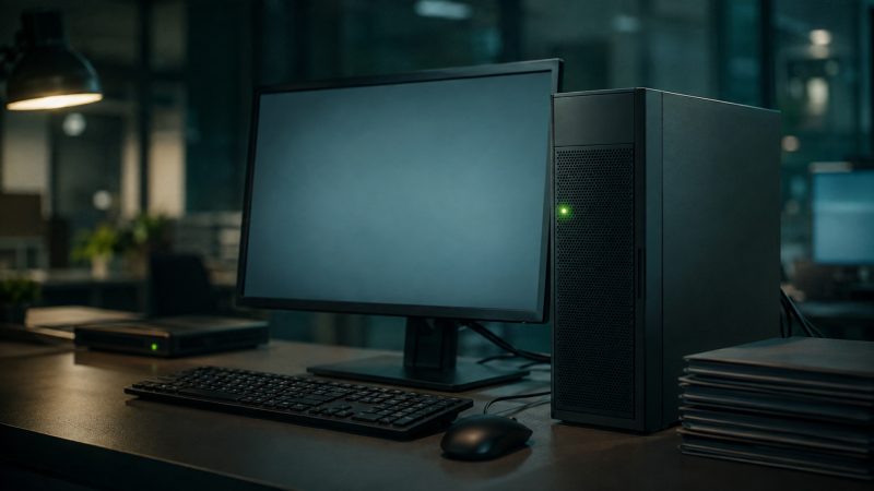 Protected accounting workstation under continuous IT care cinematic visual | Verito