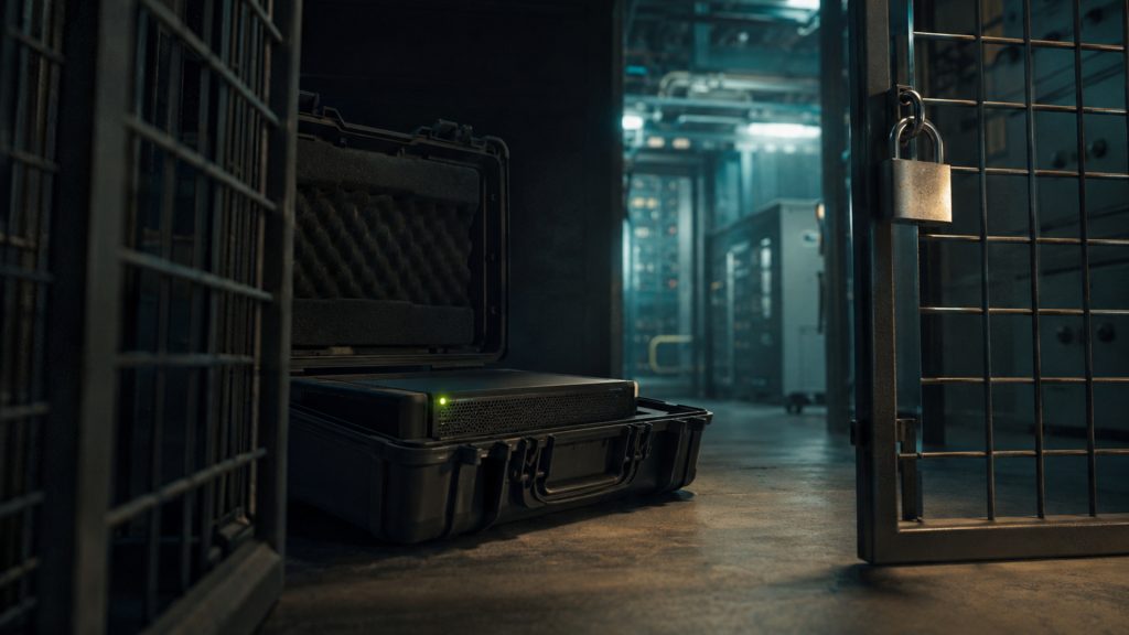 Isolated offsite backup for accounting firm recovery cinematic visual | Verito