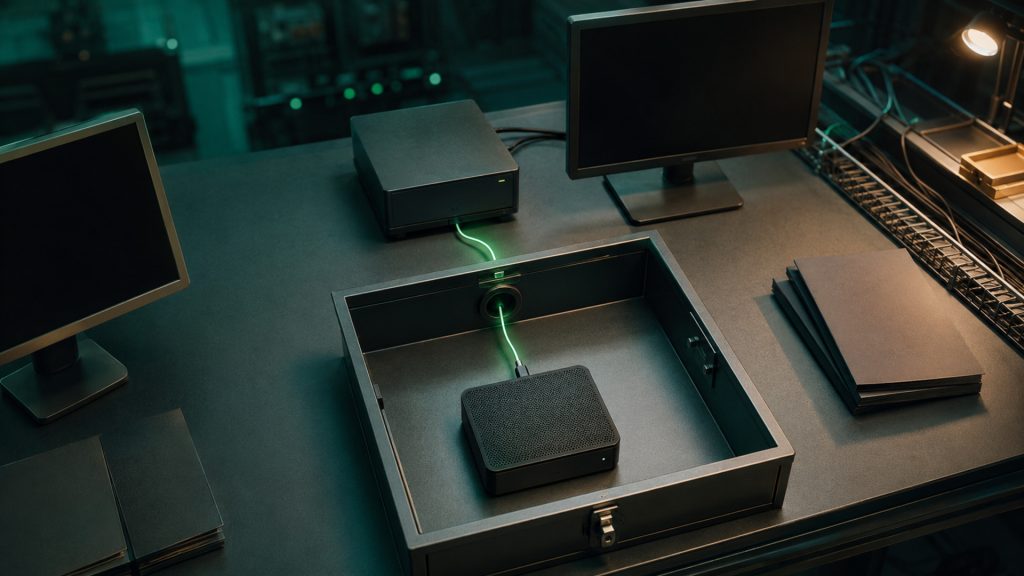 Protected data boundaries for approved AI tools cinematic visual | Verito