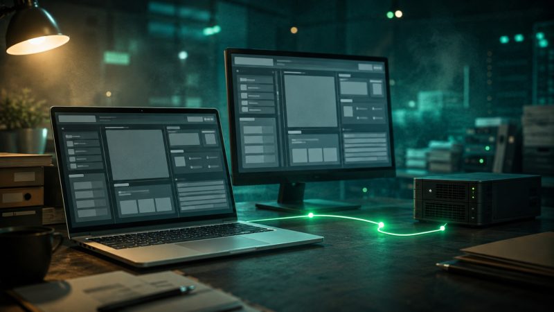 Mac and Windows tax software hosting cinematic visual | Verito