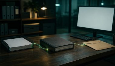Connected tax workflow from intake through delivery cinematic visual | Verito