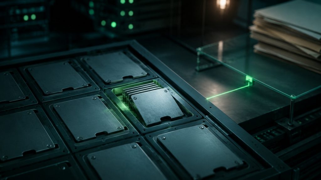 Application modules organized into hosted server slots cinematic visual | Verito