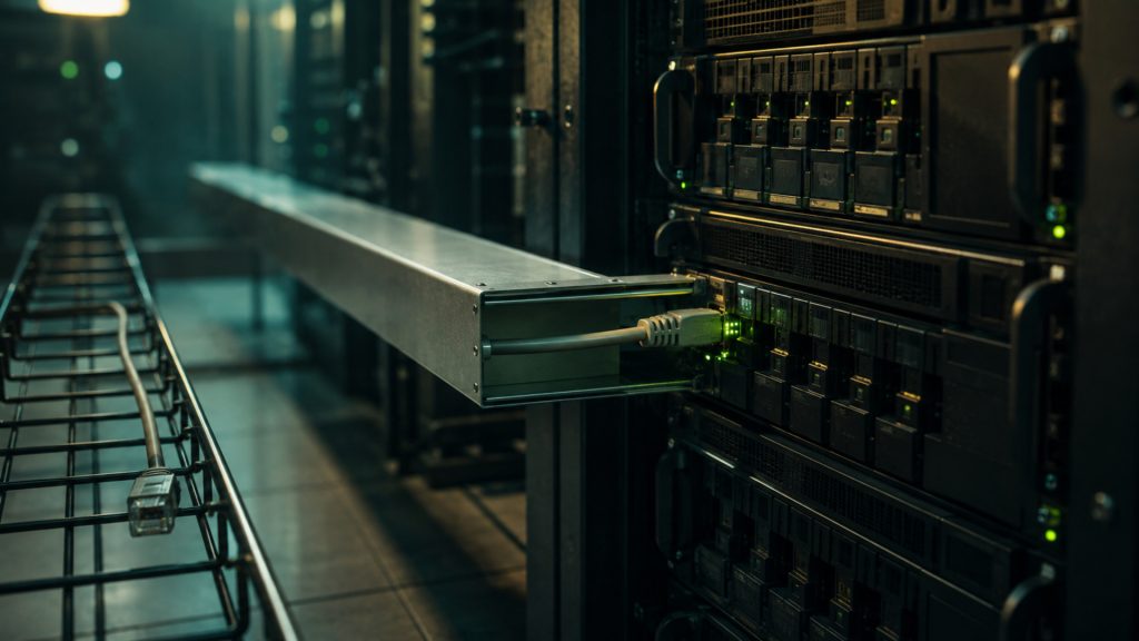 Email encryption ending after server transit cinematic visual | Verito