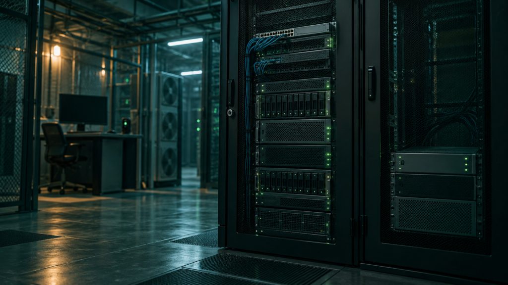 Dedicated private server protecting client data cinematic visual | Verito